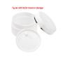 FAYERXL 20 ml White Cosmetic Containers 20pcs DIY Sample Jars Tiny Makeup Sample Containers with lids