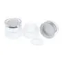 AKOAK 2 Pcs Refillable Frosted Glass Cosmetic Cream Jar Bottle Container,High-end Separate Bottles for Cosmetics with Silver Shiny Lid,Capacity 30g/1oz AKOAK 2 Pcs Refillable Frosted Glass Cosmetic Cream Jar Bottle Container,High-end Separate Bottles for Cosmetics with Silver Shiny Lid,Capacity 30g/1oz