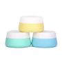 3Pcs Silicone Cosmetic Containers with Sealed Lids Soft Silicone Makeup Eye Cream Lotion DIY Facial Masks Jars Pot Great for Travel Home and Outdoor (Color Random 20g)