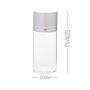 12pcs 10ml Clear Sampling Sample Glass Bottles Vials Jars Containers with Gold and Silver Cap for Cosmetics Travel Essential Oils Powders Creams Ointments Grease (Silver)