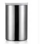 Canisters Kitchen Counter Stainless Steel with Lids - silvery