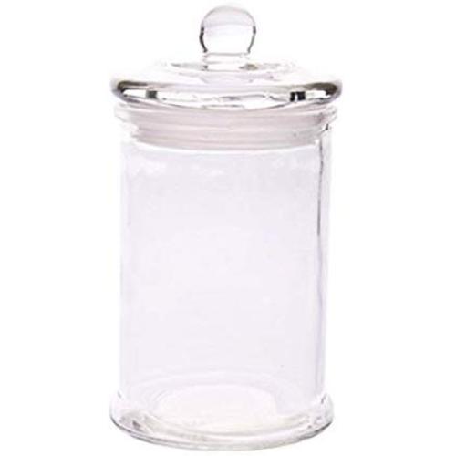 Kitchen Food Storage Jar Airtight Food Storage Kitchen Glass Jar Moisture-Proof Home Multi-Purpose Jam Bottle Cruet Storage Tank Glass Transparent Grains With Cover, 750Ml