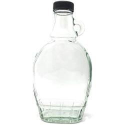 8 oz Syrup Finger Ring Glass Bottle (12)