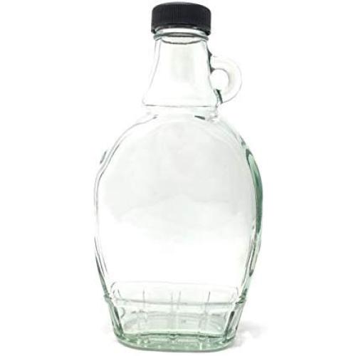 8 oz Syrup Finger Ring Glass Bottle (12)
