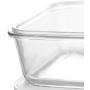 Kitchen Food Storage Jar Airtight Food Storage Glass Food Storage Containers With Lids (2-Piece Set) BPA-Free Lunch Box Airtight Waterproof Leakproof For Microwave Oven Freezer Friendly