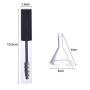 Pengxiaomei 2pcs 10ml Empty Mascara Tube with Eyelash Wand, Eyelash Cream Container Bottle with Funnels Transfer Pipettes