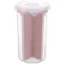 Contenant de Rangement Alimentaire Transparent PP, Organisateur de Cuisine Rotatif avec Couvercle Étanché, Boîte de Rangement pour Snacks, 13,5X23X11,5Cm Contenant de Rangement Alimentaire Transparent PP, Organisateur de Cuisine Rotatif avec Couvercle Étanché, Boîte de Rangement pour Snacks, 13,5X23X11,5Cm