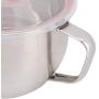 Stainless Bowl, 6.13.7in 1300ml Stainless Steel Portable Instant Noodle Bowl with Handle and Sealed Lid for Cooking, Baking, Prepping