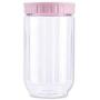 Transparent Plastic Sealed Jar Kitchen Grain Storage Jar Storage Bottle,Blue L