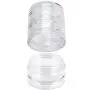 Beauticom 6 Pack(36 Pieces) 10G/10ML Empty Round Transparent Stackable Plastic Embellishment Bead Glitter Charm Craft Jars with Clear Lid