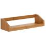THUN Set of 3 Spice Jars Fresh Water Line Spice 300 ml H 9.5 cm Bamboo Paste Wood Stand 28 x 10.5 cm, Multicoloured