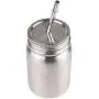 500Ml Stainless Steel Mason Jar Organizer Coffee Tea Storage Cup With Lid Straw Double Walled For Drinking,401 To 500Ml 500Ml Stainless Steel Mason Jar Organizer Coffee Tea Storage Cup With Lid Straw Double Walled For Drinking,401 To 500Ml