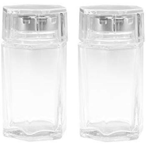 UPKOCH 2pcs Glass Mason Jars Transparent Hexagonal Honey Bottle Jam Jar with Airtight Lid for Kitchen Dry Food Jelly Craft Storage 120ML