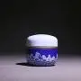 Yuanhaourty Retro Round Loose Leaf Tea Storage Container Coffee Candy Storage Box for Wedding Party Favor Organizer Container