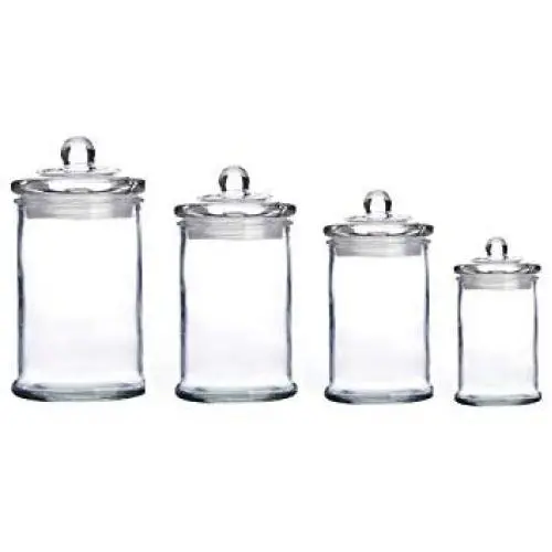 4pcs Portable Household Sealed Transparent Jars Large Square Glass Spice Jars Airtight Storage Jars With Glass Lid Compatible For Kitchen,4pcs 4pcs Portable Household Sealed Transparent Jars Large Square Glass Spice Jars Airtight Storage Jars With Glass Lid Compatible For Kitchen,4pcs