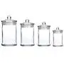 4pcs Portable Household Sealed Transparent Jars Large Square Glass Spice Jars Airtight Storage Jars With Glass Lid Compatible For Kitchen,4pcs 4pcs Portable Household Sealed Transparent Jars Large Square Glass Spice Jars Airtight Storage Jars With Glass Lid Compatible For Kitchen,4pcs