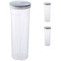 Plastic Food Grain Container Noodle Box Nut Cereal Bean Kitchen Jar