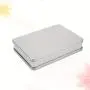 HEALLILY Metal Rectangular Empty Hinged Tins Box Containers Empty Tin Storage Container for Treats GiftsFavors and Crafts