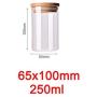 15 Size Glass Storage Bottles Food Canister For Kitchen Containers Jar With Lid Box Spice Tea Caps Sugar Bowl Container,65X100Mm