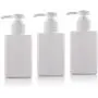 100ml / 3.3oz Refillable Empty Plastic Pump Bottles Jars Set for Makeup Cosmetic Bath Shower Shampoo Hair-Conditioner Toiletries Liquid Containers Bathroom Accessory Set (White) 100ml / 3.3oz Refillable Empty Plastic Pump Bottles Jars Set for Makeup Cosmetic Bath Shower Shampoo Hair-Conditioner Toiletries Liquid Containers Bathroom Accessory Set (White)