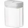 HOMELUNY Set of 4 White Airtight Jars Food Moisture Proof Storage Jars Storage Containers 400ML 10.56.510cm for Candy, Cookie, Rice, Sugar,Flour,Snacks Keeping Food Dry & Fresh