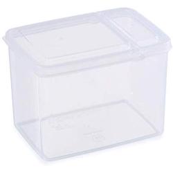 LoCbaT- 1.2l 1.8l Food Crisper Container Box Storage Transparent Boxes Jars Bottles Jars Boxes Storage Plastic Container Transparent Drawing Food Grain Penguin Wall Basket Orga