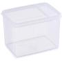 LoCbaT- 1.2l 1.8l Food Crisper Container Box Storage Transparent Boxes Jars Bottles Jars Boxes Storage Plastic Container Transparent Drawing Food Grain Penguin Wall Basket Orga