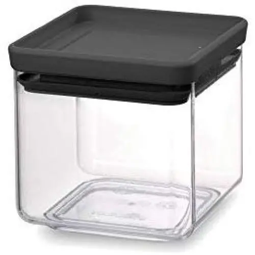 Brabantia 122309 Square Canister, Dark Grey Brabantia 122309 Square Canister, Dark Grey