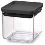 Brabantia 122309 Square Canister, Dark Grey