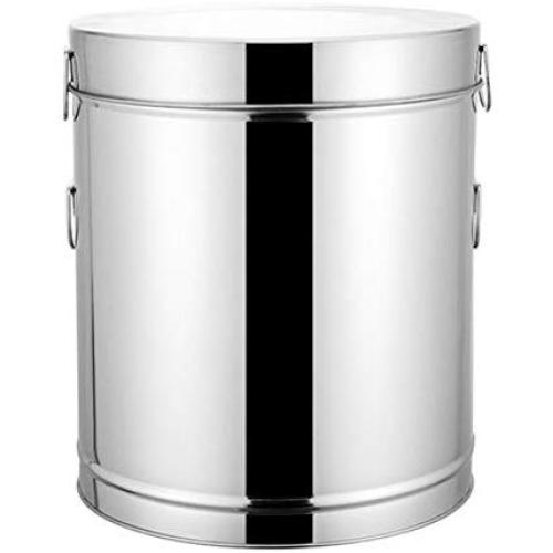 BESTONZON Stainless Steel Coffee Canister Thicken Tea Bucket Sealed Moisture-proof Coffee Jar Food Storage Tank Airtight Coffee Container