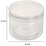 NACEO Plastic Food Storage Containers with Lids, Round Fresh-Keeping Airtight Containers, Whole Grain Storage Jar Food Storage Container Set