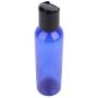 Bekith 30 Pack 4oz Plastic Squeeze Bottles with Disc Top Flip Cap, BPA-Free Blue Refillable Containers For Shampoo, Lotions, Liquid Body Soap, Creams and More