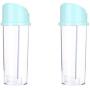 UPKOCH Clear Plastic Spice Jars Buckle Type Food Storage Containers Transparent Seasoning Box Kitchen Storage Bottles Jar with Automatic Cap (Green)