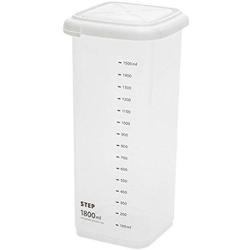 Multiple specifications Food Storage Container. Airtight Container Suitable for Bread, Rice, Flour, DryBulk Food & Baking Supplies Rectangular, BPA Free Storage Box With Locking Lid (1800ML)