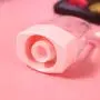 16 Stück Leere Lippengloss-Tubes 5ml/0,2oz Niedliche Rosa Eiskreism Form Befüllbare Lippenbalsam Flaschen Kosmetik Probenbehälter DIY Lippenlack-Vials Lagerflasche für Frauen Make-up Mädchen Schönheit
