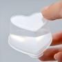 132 24Pcs Heart Shaped Slime Containers Storage Cups Box Leakproof Clear Plastic Lid Deli Sauce Chutney Food Toy Containers