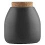 SINBROL Food Storage Containers Creative Ceramic Jar Kitchen Food Storage Tanks Grains Sealed Cans Tea Cans Household, Wood Lids,Salt Sugar Pepper Spice Coffee Canister Cookies