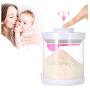 storage jar Grain container Food container Storage Box，Glass storage tank out of portable milk powder box