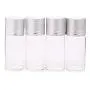 Bocaux en verre transparent 10 pièces avec bouchon argenté pour échantillons d'huiles essentielles, poudre, crème, liquides, eau, cosmétiques, voyage, laboratoire (10ml)