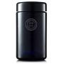 Snow Diamond 400ml (14 fl oz) Black Violet Ultraviolet Glass Wide Mouth Screw Top Jar Premium UV Protected Storage and Smell Proof Herb Container (1, 400ml)