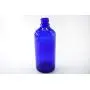 3PCS 100ml/3.4oz Wiederbefüllbare Leere Blaue Glasflasche für Ätherisches Öl, Kosmetikbehälter, Dosierbehälter, Glasgefäße mit Orifice-Reduzierer und schwarzer Kappe für Aromatherapie, Parfüm, Kölnisch Wasser, Laborchemikalien