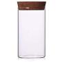Clear Glass Canister Jar Bottle Treat Tea Storage Container with Cork suit for Kitchen Decoration