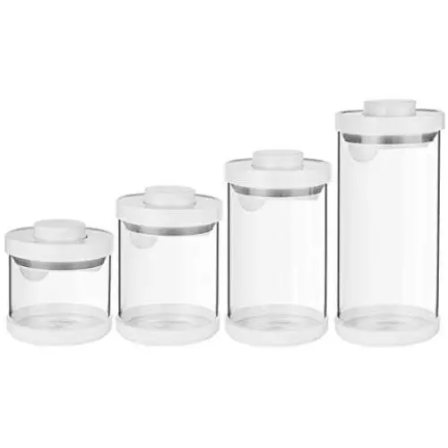 WEEMAA 4-pieces Set Glass Jars with Airtight Lids, Suitable for Flour and Sugar Containers, Different Size for Storage Candy Cookie Jar .Includes 18oz 32oz 43oz 58oz WEEMAA 4-pieces Set Glass Jars with Airtight Lids, Suitable for Flour and Sugar Containers, Different Size for Storage Candy Cookie Jar .Includes 18oz 32oz 43oz 58oz