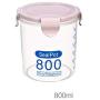 Transparent Plastic Sealed Cans Food Grain Storage Jar Kitchen Grain Storage Box,6