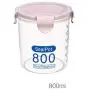 Transparent Plastic Sealed Cans Food Grain Storage Jar Kitchen Grain Storage Box,6