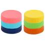 uxcell 6 Pcs Assorted Color Plastic Regular Mouth Mason Jar Lids Food Storage Caps for Mason Canning Ball Jars