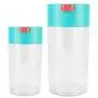 Plastic Vacuum Sealed Storage Jar Food Container For Coffee Beanstea,Clear,L Plastic Vacuum Sealed Storage Jar Food Container For Coffee Beanstea,Clear,L