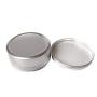 20PCS 5ML 0.17oz Small Ounce Empty Metal Steel Aluminum Jar Tins Cans Slip Slide Bottle Cosmetic Containers Box With Twist Cover For Sample Storage Salves Eye Shadow Make up Lip Balm