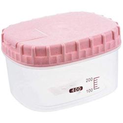 Collecting Tank Storage Box Grains Practical 3 Size Food Storage Jar Multipurpose Container Wheat Straw Pp Seal Tank Box,Pink