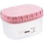 Collecting Tank Storage Box Grains Practical 3 Size Food Storage Jar Multipurpose Container Wheat Straw Pp Seal Tank Box,Pink